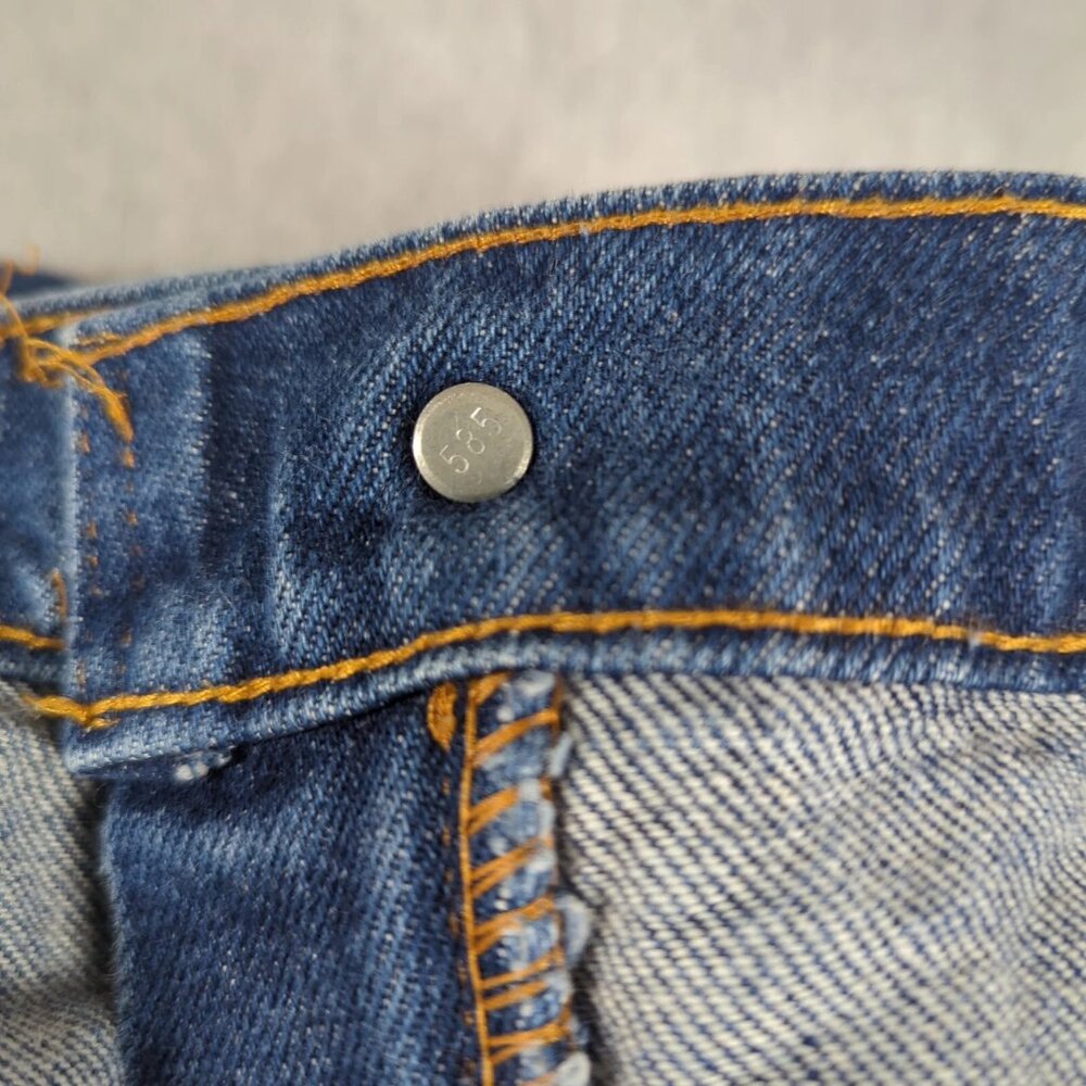 Vintage Levis 517 Jeans Mens 36x32 (Actual 34x29) Bootcut Orange Tab Made In USA - Picture 9 of 10